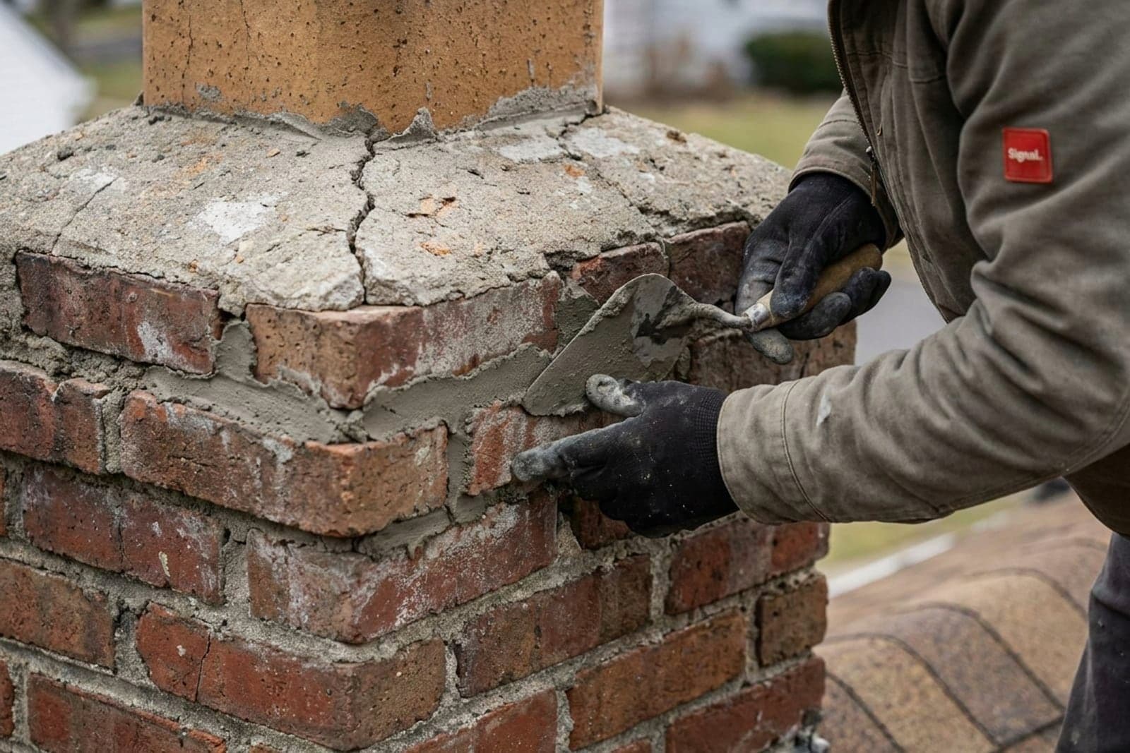 Masonry Repair (Crown / Repointing) in Washington — chimney crown repair and repointing
